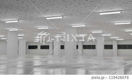 スケルトン物件　空き部屋　テナント　夜 119426078