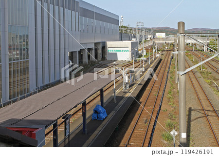 木古内駅　きこない　Kikonai　sh01　北海道新幹線乗換駅　道南いさりび鉄道 119426191