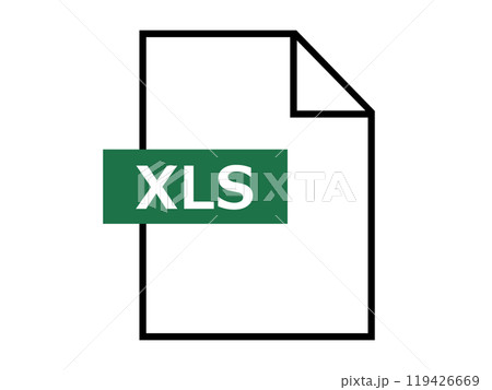 エクセルファイルのアイコン(xls) エクセルファイルのアイコン(xls) 119426669