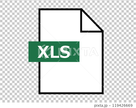 エクセルファイルのアイコン(xls) エクセルファイルのアイコン(xls) 119426669
