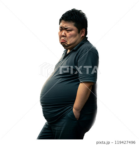 太った男性 119427496