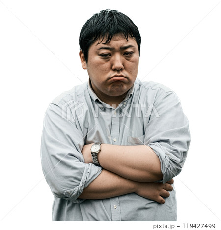 太った男性 太った男性 119427499