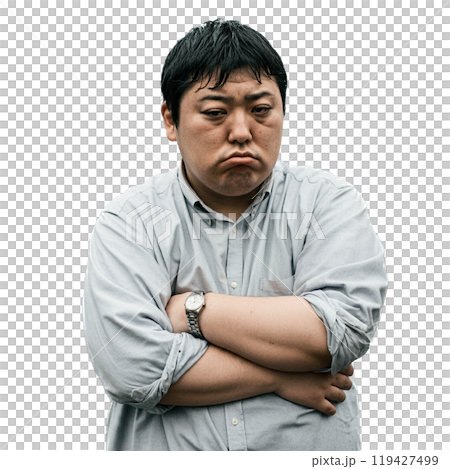 太った男性 太った男性 119427499