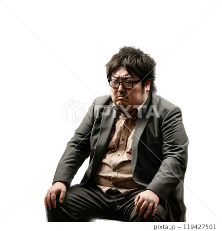 太った男性 119427501