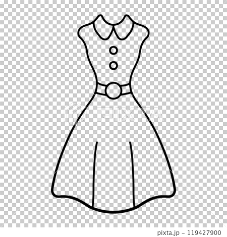 a line linen dress pattern April