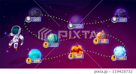 Astronaut adventure arcade game map Astronaut adventure arcade game map 119428732
