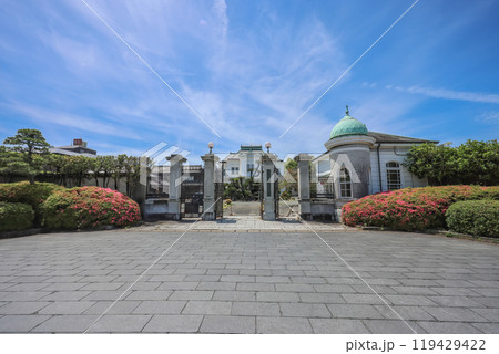 May 17 2024 the main gate of YANAGAWA TACHIBANA TEI OHANA May 17 2024 the main gate of YANAGAWA TACHIBANA TEI OHANA 119429422