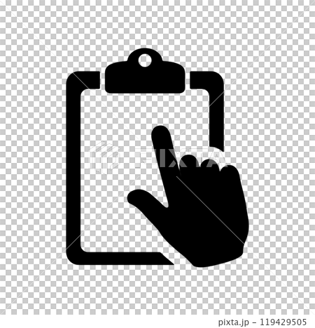 File tap icon Transparent background cutout File tap icon Transparent background cutout 119429505