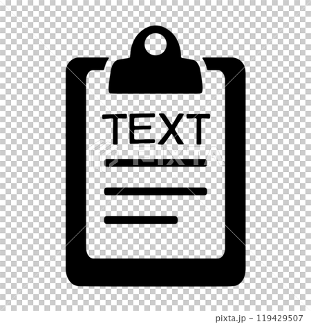 Text file icon transparent background cutout Text file icon transparent background cutout 119429507