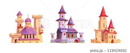 Fairytale medieval royal castle 119429892