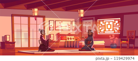 Traditional Chinese tea ceremony. 119429974