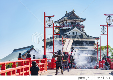 清洲城信長まつり、火縄銃演武〈愛知県清須市〉 119431294