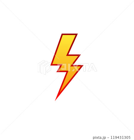 Innovative Logo with Thunderbolt, Power Innovative Logo with Thunderbolt, Power 119431305