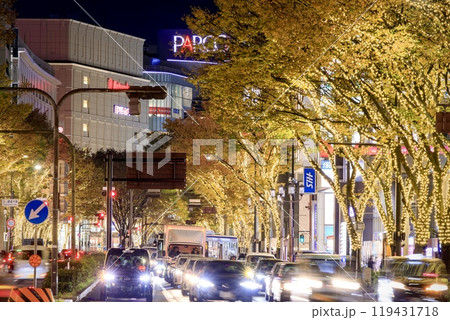 名古屋市、栄ミナミ・大須ウインターイルミネーション 119431718