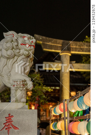 【庄内の風景】荘内神社と七夕_提灯 【庄内の風景】荘内神社と七夕_提灯 119432678
