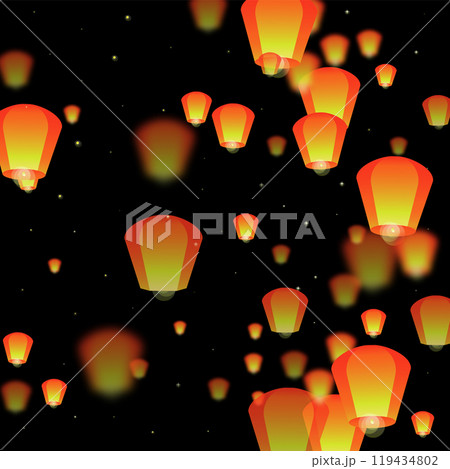 Loy krathong festival card. 119434802