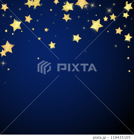 Magic stars vector overlay. Gold stars scattered Magic stars vector overlay. Gold stars scattered 119435105