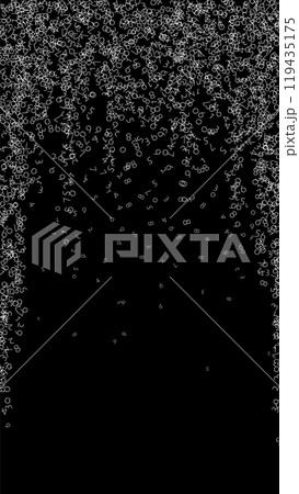 Scattered letters of latin alphabet. Colorful 119435175