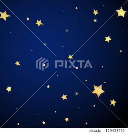 Magic stars vector overlay.  Gold stars scattered 119435282