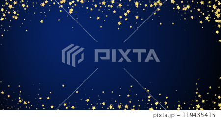 Magic stars vector overlay.  Gold stars scattered 119435415