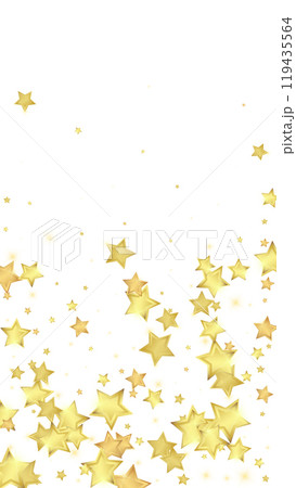 Magic stars vector overlay.  Gold stars scattered 119435564
