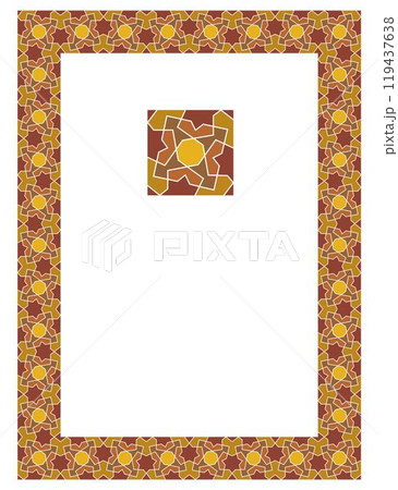 Vintage traditional realistic black and color frames set on white background isolated vector illustration 119437638