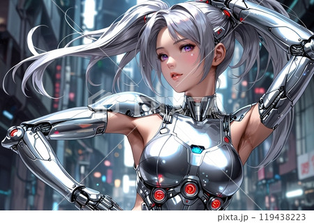 サイボーグスーツ美女 119438223