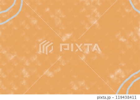 グレー柄とオレンジムライメージ　(背景素材) 119438411