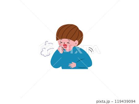 咳をする男の子 119439094