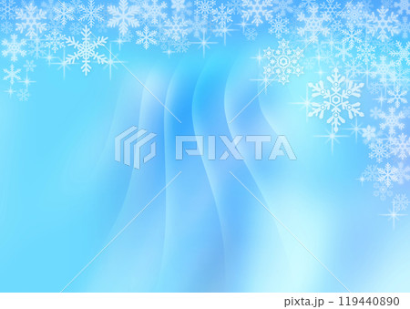 雪の結晶背景素材 雪の結晶背景素材 119440890