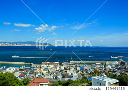 淡路島　岩屋の風景　兵庫県 119441416