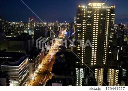 黄昏大阪、夕焼けの大阪、マジックアワー大阪、大阪中央区、オオサカ、大阪湾に沈む夕日 黄昏大阪、夕焼けの大阪、マジックアワー大阪、大阪中央区、オオサカ、大阪湾に沈む夕日 119441927