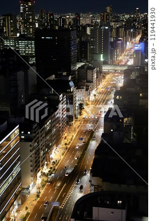 黄昏大阪、夕焼けの大阪、マジックアワー大阪、大阪中央区、オオサカ、大阪湾に沈む夕日 黄昏大阪、夕焼けの大阪、マジックアワー大阪、大阪中央区、オオサカ、大阪湾に沈む夕日 119441930