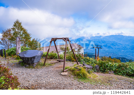 【長野県】木曽・おんたけロープウェイ　飯森高原駅の高山植物園 119442641
