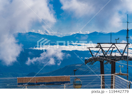 【長野県】木曽　おんたけロープウェイ・飯森高原駅の展望テラス 119442779