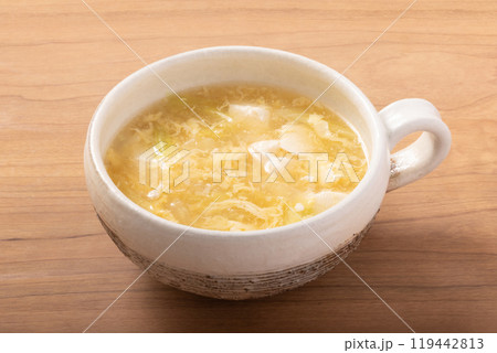 白菜と豆腐の卵スープ 119442813