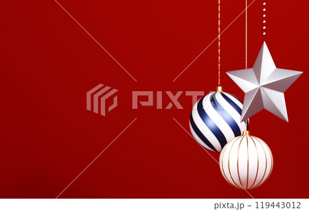 3D素材_クリスマスオーナメント 119443012