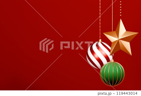 3D素材_クリスマスオーナメント 119443014