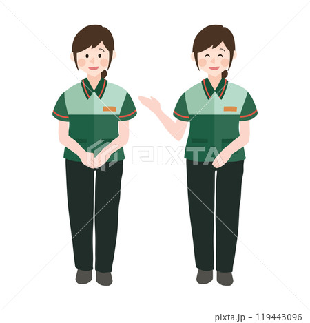 コンビニ店員 119443096