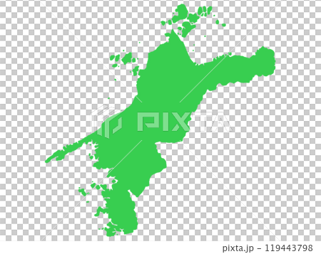 愛媛縣地圖有點鬆散無邊框 119443798