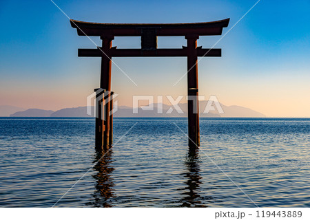 滋賀県 白髭神社の風景 滋賀県 白髭神社の風景 119443889