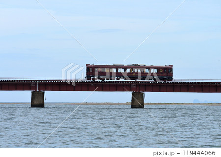 京都丹後鉄道由良川左岸より 119444066