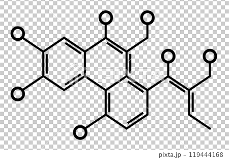 Illustration of chemical symbols showing genes and DNA chemical formulas Illustration of chemical symbols showing genes and DNA chemical formulas 119444168