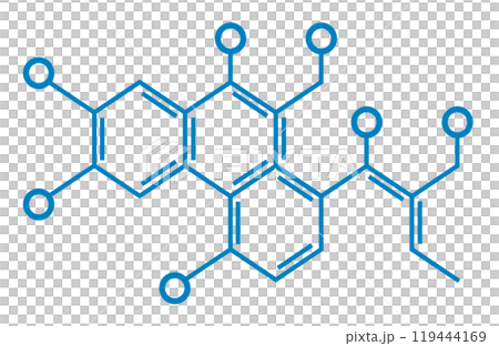 Illustration of chemical symbols showing genes and DNA chemical formulas Illustration of chemical symbols showing genes and DNA chemical formulas 119444169