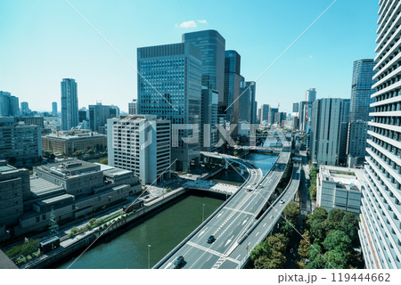 大阪・中之島と阪神高速 大阪・中之島と阪神高速 119444662