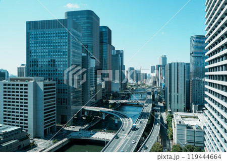 大阪・中之島と阪神高速 大阪・中之島と阪神高速 119444664