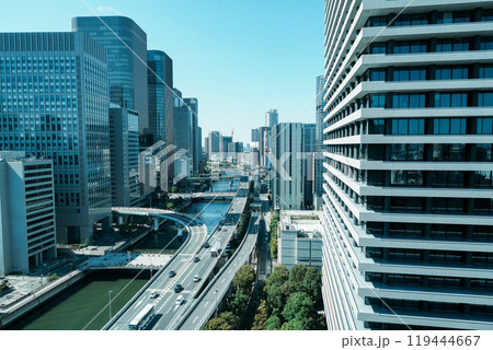 大阪・中之島と阪神高速 大阪・中之島と阪神高速 119444667