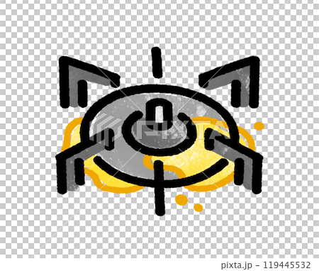 Dirty stove 119445532