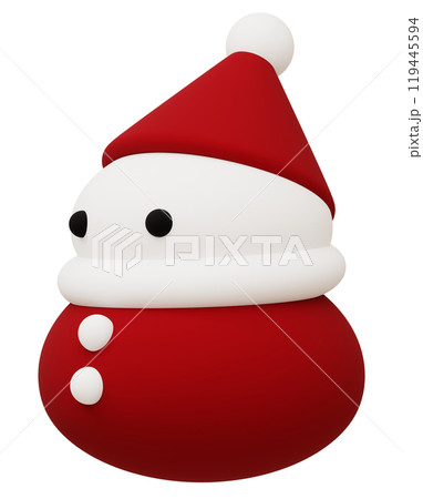 3D素材_サンタクロース 3D素材_サンタクロース 119445594