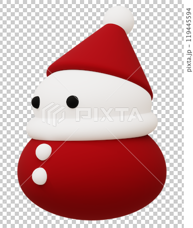 3D素材_サンタクロース 3D素材_サンタクロース 119445594